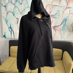 🖤🖤🖤Levis embossed black sweatshirt, medium cotton mens hoodie